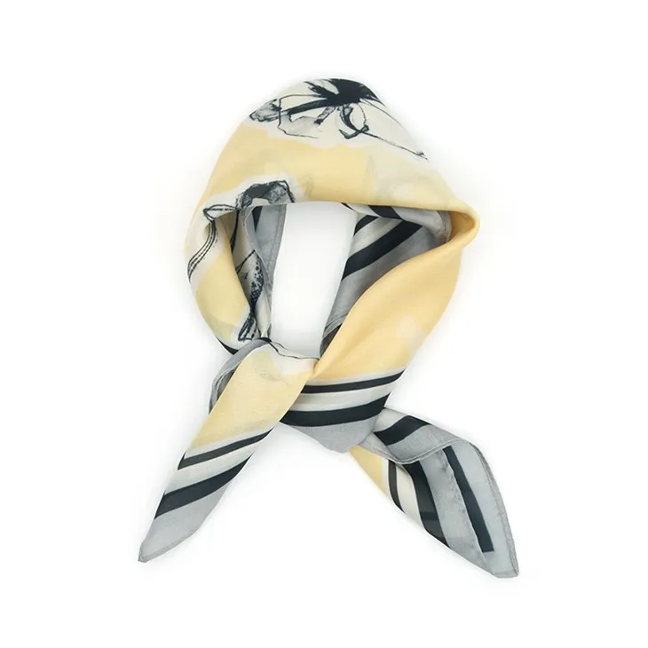 Klasikiniai gėlėti poliaustiniai šalikai