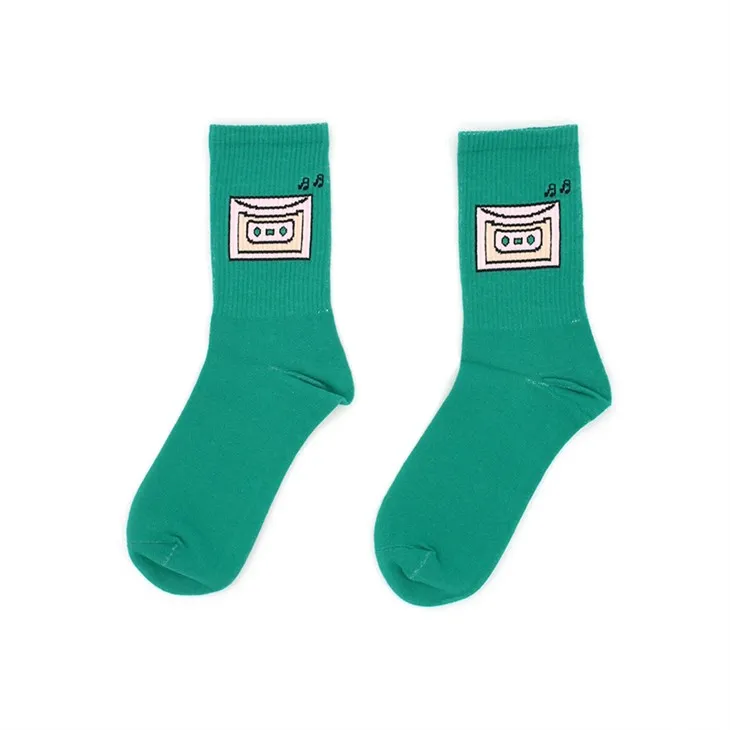 Žalios animacinės kojinės