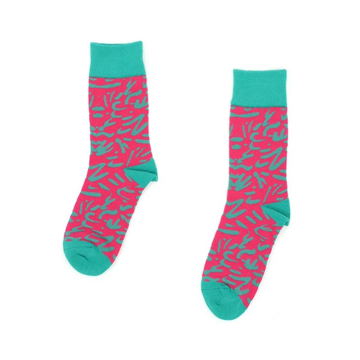 Linijinės medvilninės kojinės