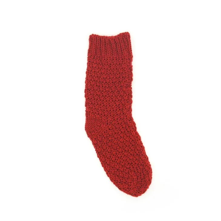 Raudonos kalėdinės kojinės